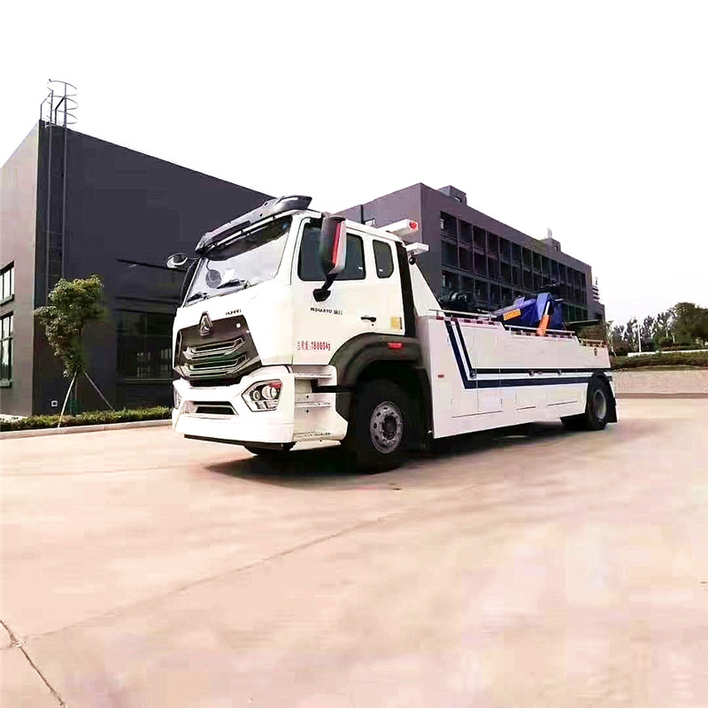 重汽豪沃性價(jià)比超高的單橋拖吊連體清障車