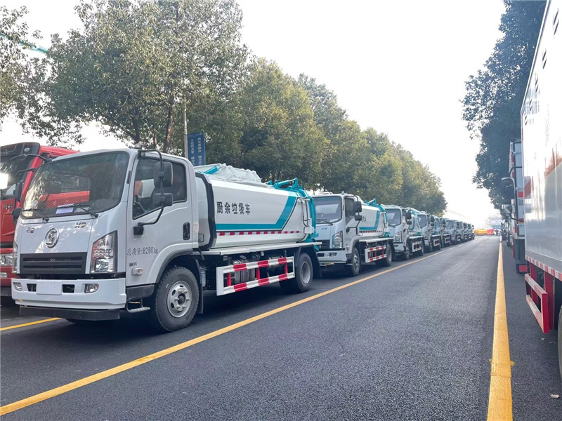 陜汽軒德X9餐廚垃圾車助力陜西省高標準打造示范區(qū)建設，示范引領垃圾分類工作加快推進