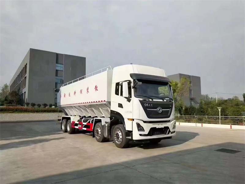 國六東風(fēng)天龍前四后八散裝飼料車