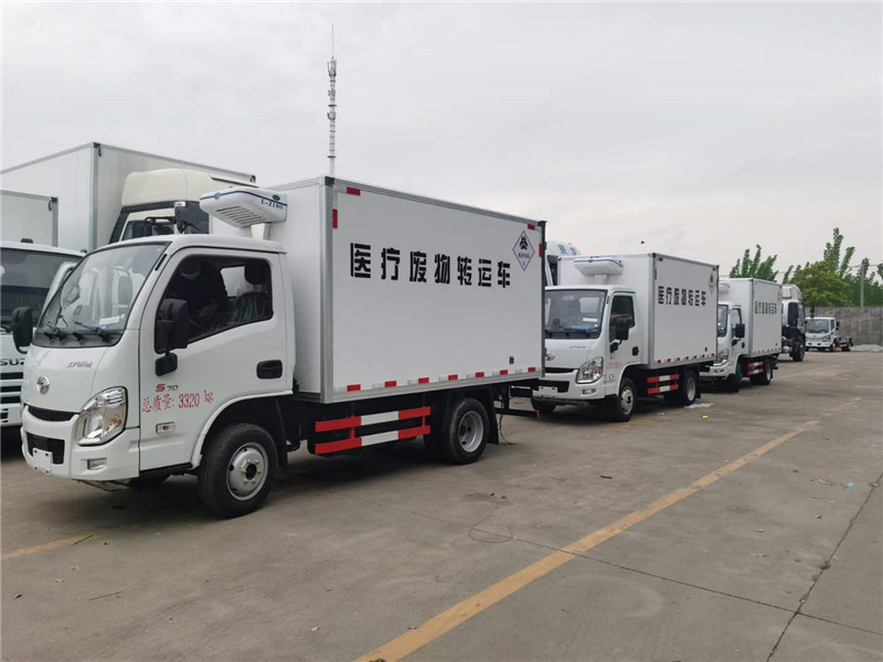 國六躍進醫(yī)療廢物轉運車